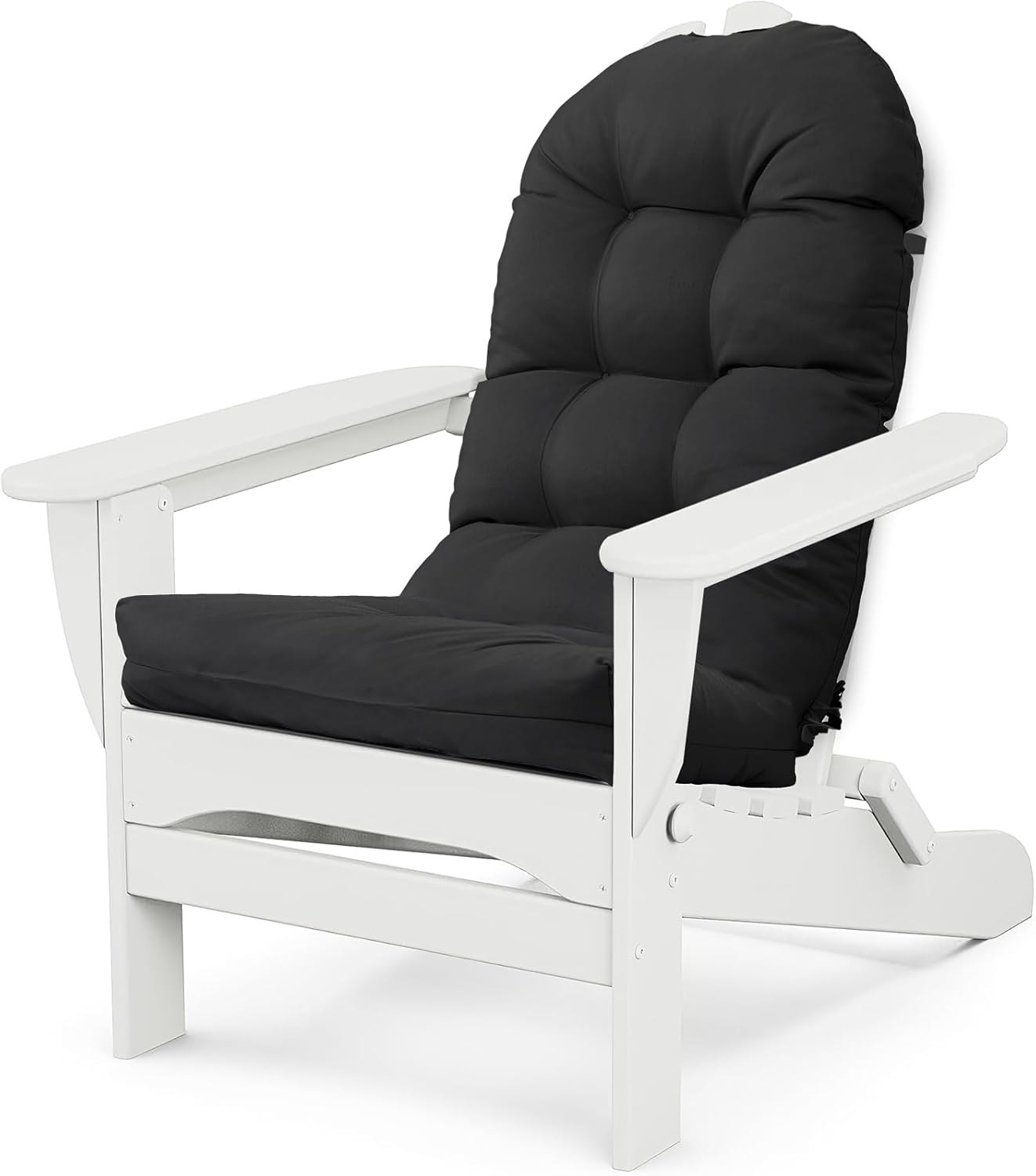 Adirondack Chair Cushion, Thick Indoor/Outdoor Rocking Chair Cushion with High Elasticity PP Cotton Water-Resistant Patio Furniture Cushions High Back Seat Pads for Porch Yard Lawn Chairs 44x19x4